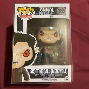 Funko Pop! Teen Wolf Scott McCall (Werewolf) Action Figure - Brown and Red